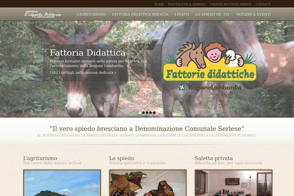 Gourmet theme site design template sample