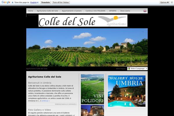 agriturismocolledelsole.com site used Istituzionale