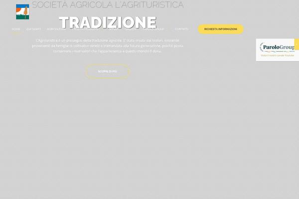 Agro-child theme site design template sample