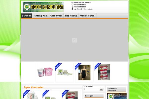 WP-Agen theme site design template sample