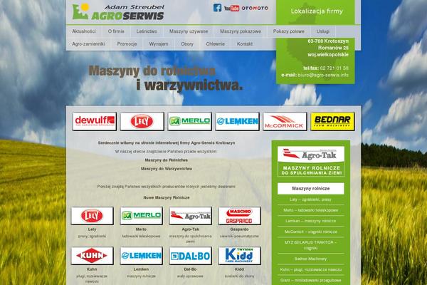 agro-serwis.info site used Agroserwis-theme