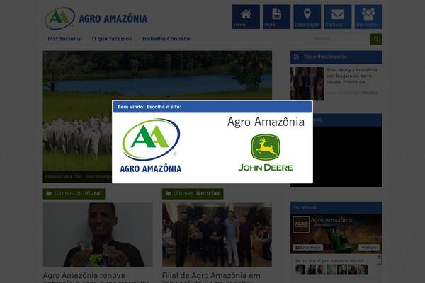 agroamazonia.com.br site used Pandora – Responsive Magazine Theme