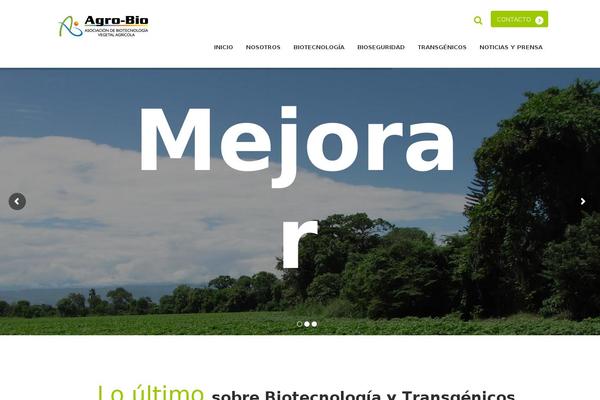 Green theme site design template sample