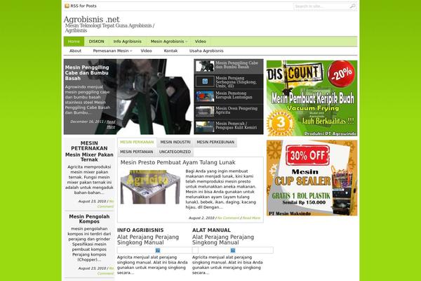 NewsPro theme site design template sample
