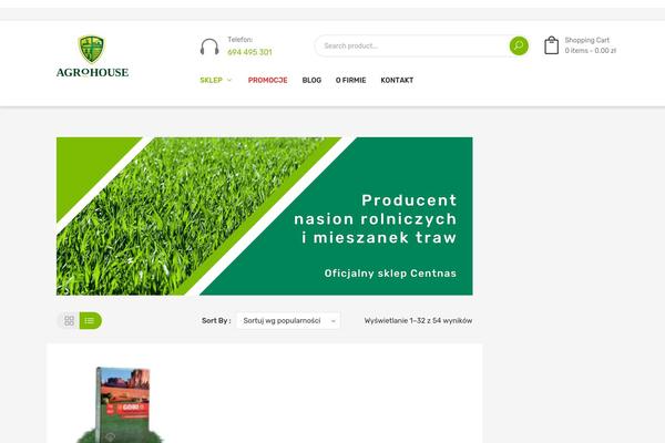 Greenfarm theme site design template sample