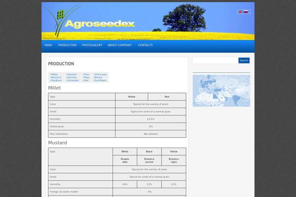 Canyon theme site design template sample