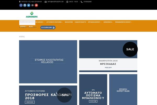 Flatsome theme site design template sample