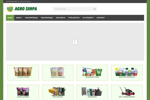 OXY theme site design template sample