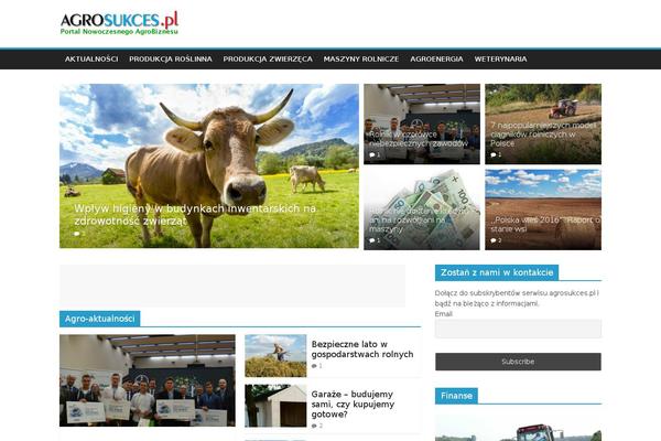 agrosukces.pl site used ColorMag