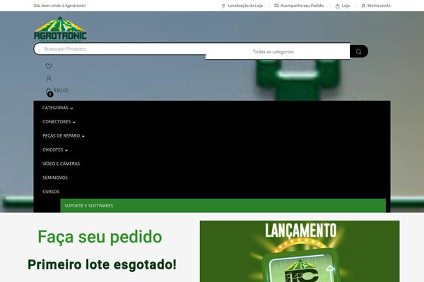 Electro theme site design template sample