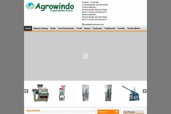 WP-Agen theme site design template sample