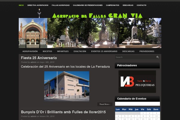 agrupaciondefallasgranvia.com site used Clientes