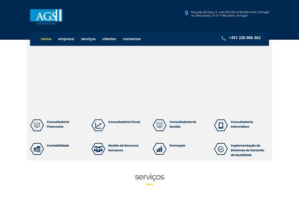 Consulting-child theme site design template sample