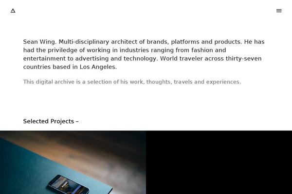 Semplice theme site design template sample