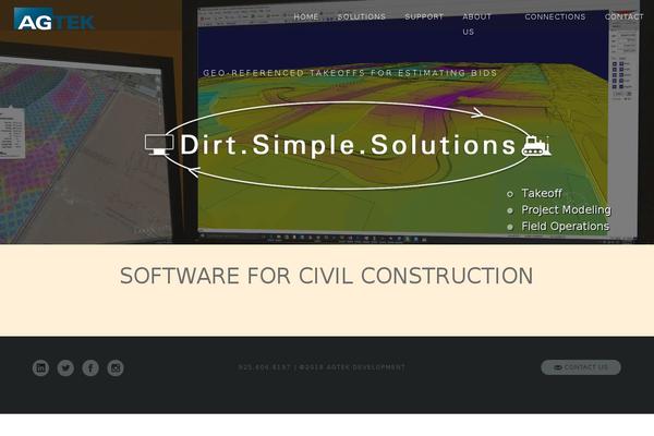 agtek.com site used Grain & Mortar