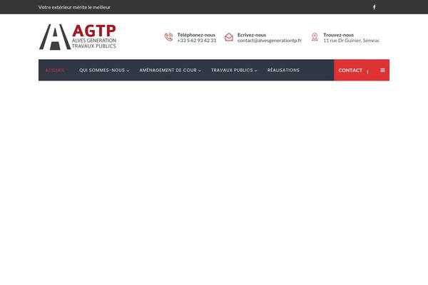 Batiment theme site design template sample