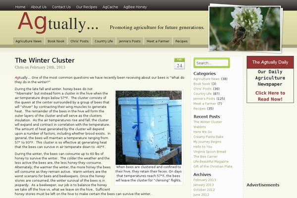 agtually.com site used Grace_theme