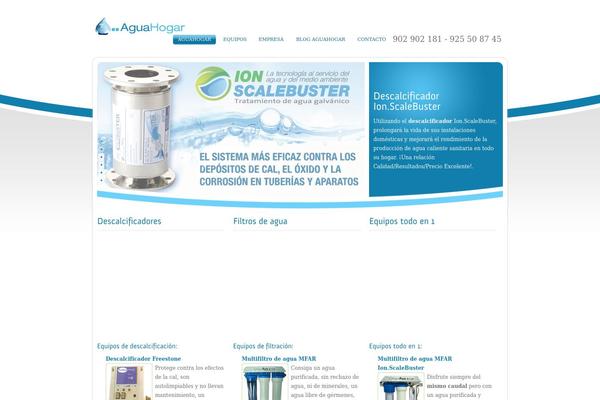 aguahogar.com site used Rttheme9