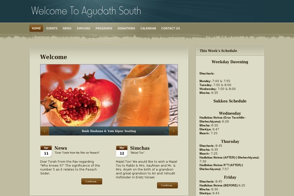 Wpchurch theme site design template sample