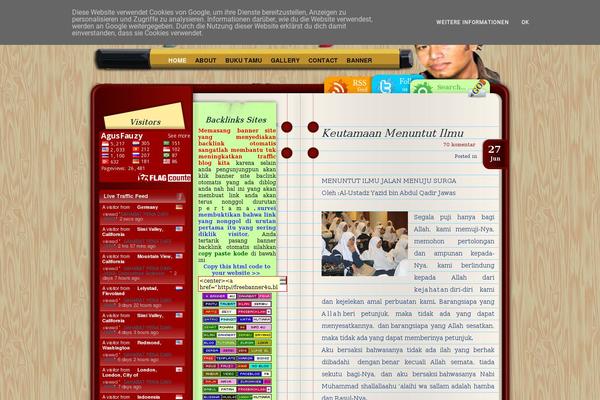 Site using Subscribers Text Counter plugin