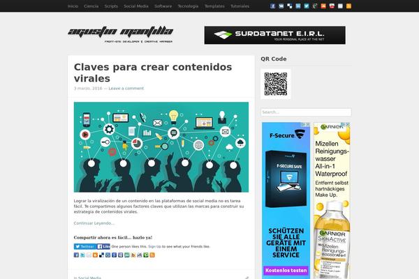 Standard theme site design template sample