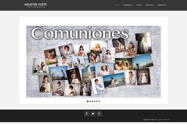 Sparkling theme site design template sample