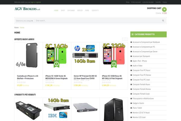 Shopping theme site design template sample