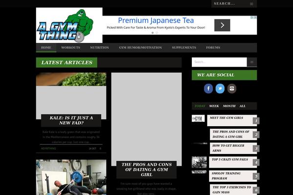 BUCKET theme site design template sample