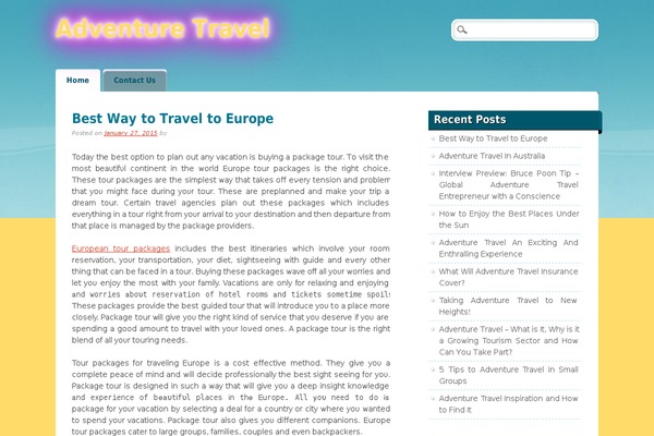 Citizen Journal theme site design template sample