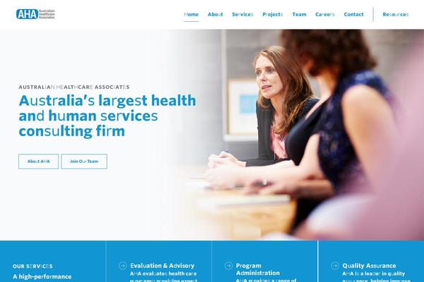 Aha theme site design template sample