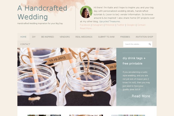 Cabin theme site design template sample