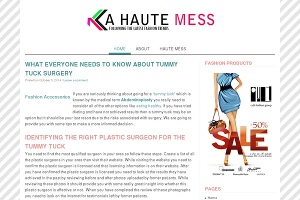 Monaco theme site design template sample