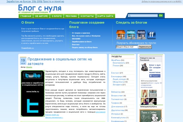 Site using WP-Note plugin