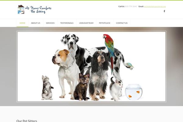 Petsitter theme site design template sample