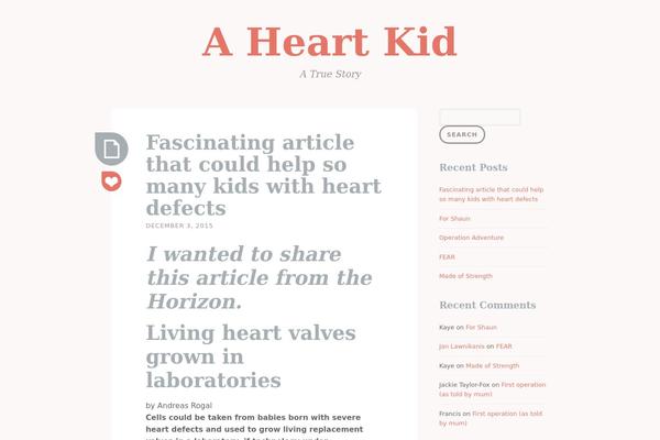 aheartkid.com site used Brand New Day