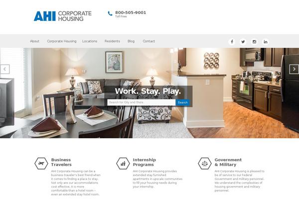 ahicorporatehousing.com site used Ahi-corp