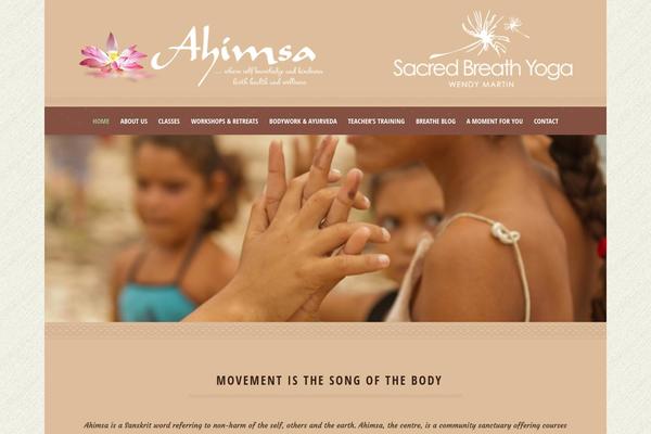 Dream Spa theme site design template sample