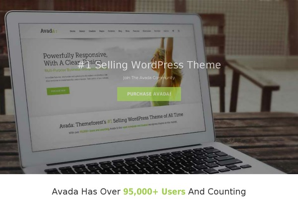 Avada theme site design template sample