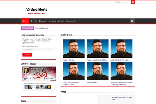 Sahifa theme site design template sample