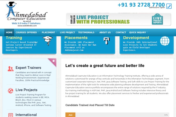 EDU theme site design template sample