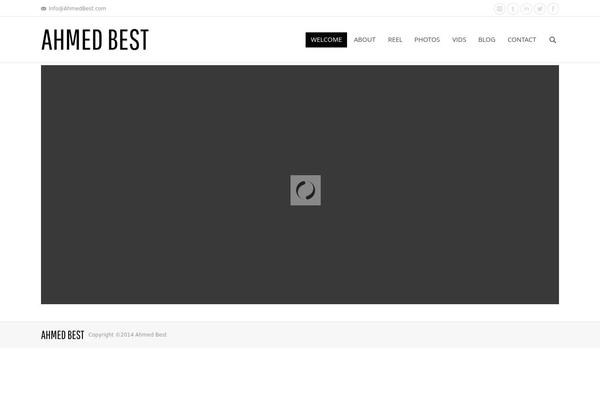 The7 theme site design template sample
