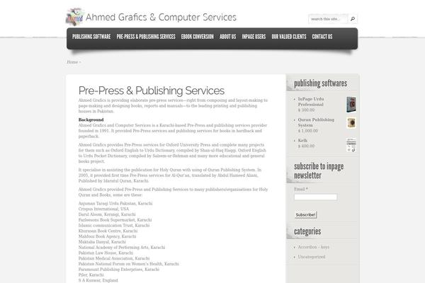 eStore theme site design template sample