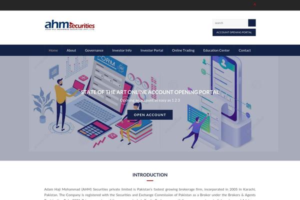 Total theme site design template sample