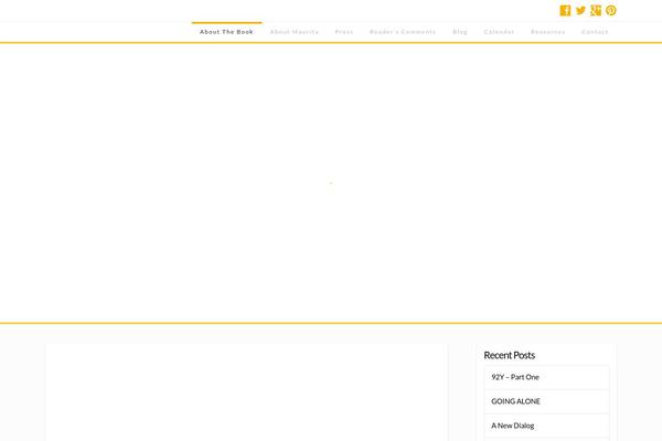 X Child theme site design template sample