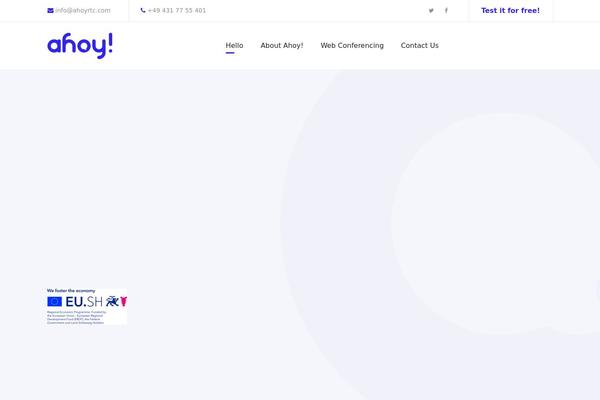 ahoyrtc.com site used Seofy-wp