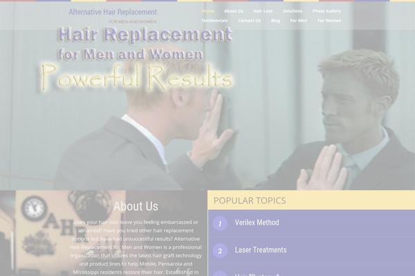 ahrhair.com site used Alternativehairreplacementofalabama