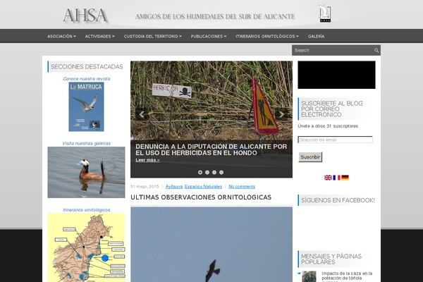 ahsa.org.es site used Repost