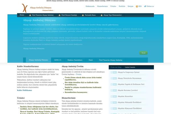 ahsapambalajdunyasi.com site used Ultimacms_v3.0.2