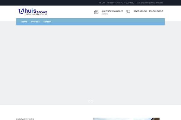 Plumber theme site design template sample