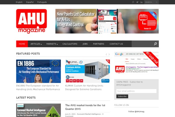 Magazon theme site design template sample